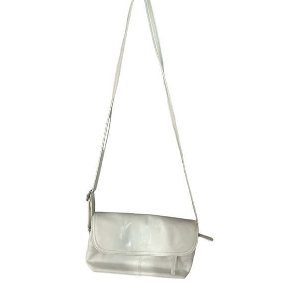 Giani Bernini Handbags - Gianni Bernini white leather handbag